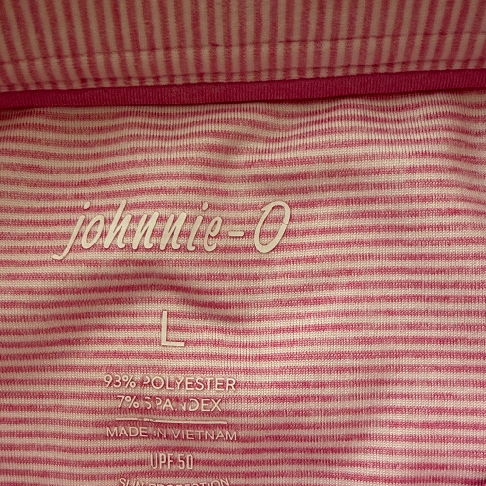 johnnie-O Light Pink Polo Shirt - Picture 3 of 6